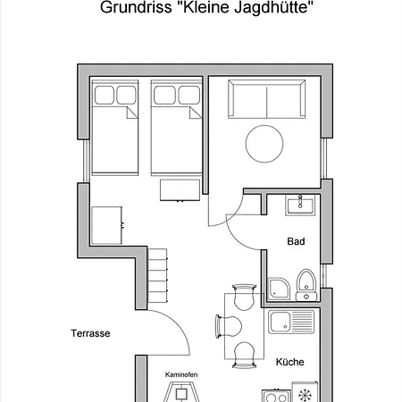بيت للعطل Kleine Jagdhuette *